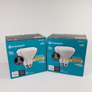 (4x) Ecosmart Dimmable Adjustable 90W BR30 Bulbs
